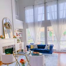 Explore the best new interior design, ranging from tiny private homes to big apartment blocks. Ikiriska Extra Long Sheer Voile Curtains 2 Panels For High Ceiling Custom Made Length 12 14 15 16 17 18 20 24 Feet Long Wide Drapes For 2 Story Living Room White Buy Online In Panama At Desertcart Com Pa Productid 153514166