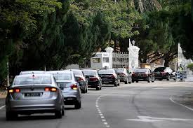 Kuantan:perdana menteri, tan sri muhyiddin yassin tiba di istana abdulaziz, indera mahkota, di sini sekitar pukul 4.40 petang jumaat. Malaysians Await Outcome Of Meeting Over State Of Emergency Se Asia News Top Stories The Straits Times