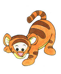 Sadly, you wont be seeing the thrid because i don't have it anymore.poor planning on my part. Baby Tigger By Sparkle And Sunshine On Deviantart