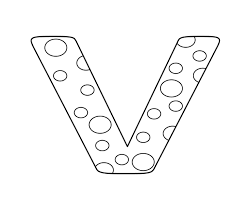Letter V Coloring Pages To Print Printable Letters Free Printable Letters Letter V