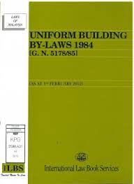 All amendments up to august 1996 : Librarika Uniform Building By Laws 1984 G N 5178 85 As At 1st February 2012