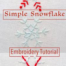 A link to download the free designs will be sent to the email address on your account. Simple Snowflake Embroidery Pattern Tutorial Wandering Threads Embroidery