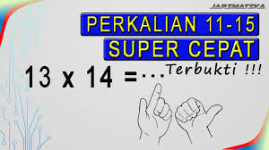 Tekan tombol kolom dan tombol baris di bawah untuk mendapatkan hasil perkalian gunakan tabel perkalian untuk menyelesaikan kuis ini atau menyelesaikannya sendiri Perkalian 11 15 Super Cepat Youtube