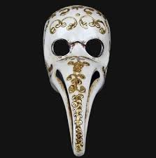 Venice, italy — there are no american accents here. White Gold Plague Doctor Mask Plague Doctor Plague Doctor Mask Mask