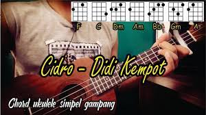 Chord Ukulele Simpel Gampang Cidro Didi Kempot Tutorial Ukulele Pemula Youtube