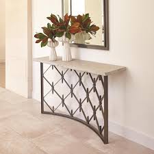 Sidney Console Natural Iron Wrought Iron Console Table Iron Console Table Wood Console Table