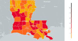 Louisiana Covid 19 Map Tracking The Trends