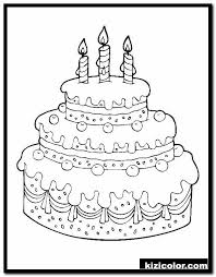 Simple happy birthday coloring page: Happy Birthday Coloring Pages Kizi Coloring Pages
