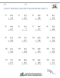 This math worksheet was created on 2007 11 26 and has been viewed 125 times this week and 180 times this month. 2 Digit Subtraction Worksheets