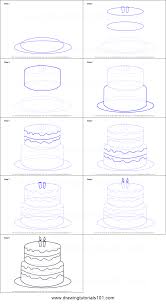 50 drawing birthday cakes ranked in order of popularity and relevancy. How To Draw A Birthday Cake Printable Step By Step Drawing Sheet Drawingtutorials101 Com