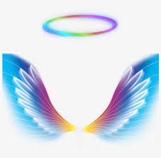 Angel Wings Halo Rainbow Colorful Galaxy Colorfulangel Alas De Colores Transparent Png 1024x1024 Free Download On Nicepng