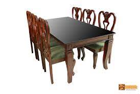These hand rubbed lacquer dining sets are kiln dried, hand carved, and made using century tried and tested dovetailing and finishing. Nile Solid Rosewood Dining Set Glass Top Table With Chairs Teakpark