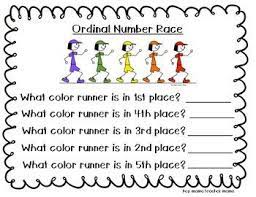 Activities For Teaching Ordinal Numbers Teaching Math In Focus Singapore Math