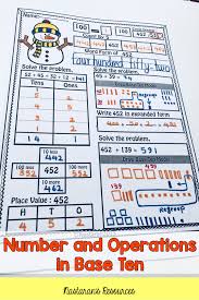 2nd Grade Math Review Number And Operations In Base Ten 2nd Grade Math Worksheets 2nd Grade Math Common Core Math Standards
