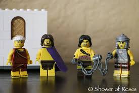 The temptation of jesus in the desert in legos march 11, 2014 lego , lent , march standard then jesus was led by the spirit into the desert to be tempted by the devil. Shower Of Roses The Easter Story Lego Edition