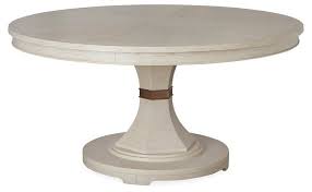 Anna 64 80 Round Dining Table White Dining Tables Dining Furniture One Kings Lane Round Dining Expandable Round Dining Table Grey Round Dining Table