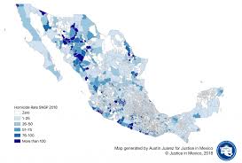 Population numbers for years that end in 0 are decennial census numbers from the u.s. 2019 Organized Crime And Violence In Mexico Justice In Mexico