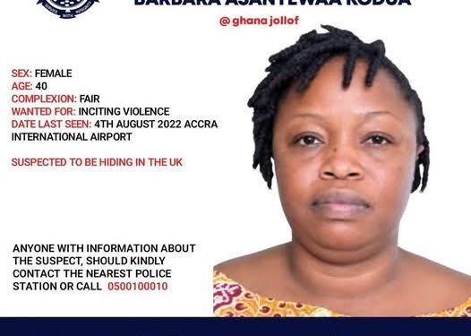 Police declare 'Ghana Jollof' TikTok operator Barbara Asantewaa Kodua wanted