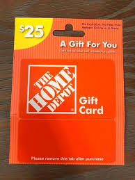 25 Home Depot Gift Card Free Shipping Homedepot Home Depot Gift Card Cards