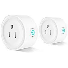 Smart Plug 2 Pack Wi Fi Enabled Mini Smart Outlet Compatible With Amazon Alexa Echo And Google Home Ifttt Control Re Wireless Access Points Smart Plug Router