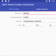Download ss7 calculator apk 1.0 for android. Ss7 Point Code Converter App For Windows 10