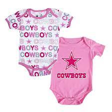 Nfl Dallas Cowboys Cutie Patootie 2 Pack Set In Blue Or Pink At Shop Dallascowboys Com Newborn Girl Outfits Cowboy Baby Clothes Baby Kids Clothes