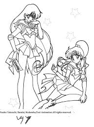 Check spelling or type a new query. Sailor Moon Coloring Pages Two Warrior Girls Coloring Home