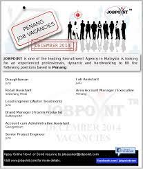 Join us, in our journey as pioneers on the marketing frontier. Penang Job Vacancy Home Facebook