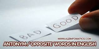 Opposite Words In English Most Important Antonym List For Students Ver traducciones en ingles y espanol con pronunciaciones de audio, ejemplos y traducciones palabra por palabra. opposite words in english most