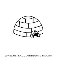 If you like colorings related to human dwellings, then perhaps you will like this igloo coloring page. Iglu Ausmalbilder Ultra Coloring Pages