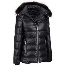 Andrew Marc Center Zip Down Jacket W Fox Fur Trim Removable Hood Active Down Jacket Jackets Slim Fit Jackets