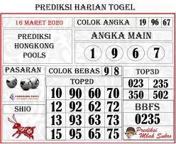 Prediksi Hongkong Senin 16 Maret 2020 Prediksi Mbah Sukro Bocoran Togel Hk Sydney Rumus Jitu Lottery Result Today Hong Kong Lottery Results