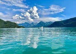 Wolfgang, home of the „white horse inn and schafbergbahn, as well as strobl, with its delightful promenade. Wolfgangsee Eine Perle Im Salzkammergut Vonsociety