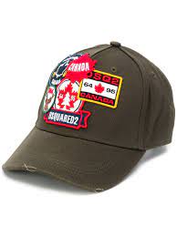 Dsquared2 Stitched Patch Baseball Cap Farfetch Baseball Cap Dsquared2 Stitch Patch
