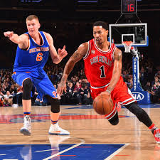 He probably has blood in his eyes. Trading For Derrick Rose Is Such A Knicks Thing To Do Gq
