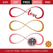 Download Infinity Love Cricut Monogram Flash Freebie Infinity Svg