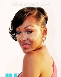 Updo Hairstyle Celebrity Meagan Good Cool Short Hairstyles Stylish Hair Celebrity Short Hair