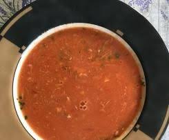 Paprikacremesuppe Rezept Tomaten Suppe Tomatensuppe Lebensmittel Essen