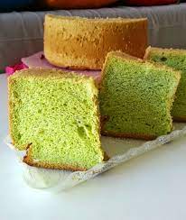 Baking On Cloud 9 Pandan Rice Flour Chiffon Cake Recommended Chiffon Cake Cake Desserts Pandan Chiffon Cake