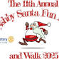 11th Annual Ashby Santa Fun Run event in Ashby-de-la-Zouch