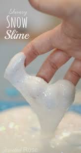 Snow Slime Recipe Christmas Hacks Winter Crafts Christmas Crafts