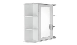 Bathroom cabinet high gloss white 32x25.5x190 cm chipboard (3) free delivery. Buy Argos Home Mirrored Cabinet With Shelves White Bathroom Wall Cabinets Argos
