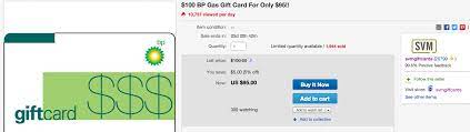 All with contactless payment (including apple pay) from the comfort of your car. 100 Bp Gift Card For 95 On Ebay Doctor Of Credit