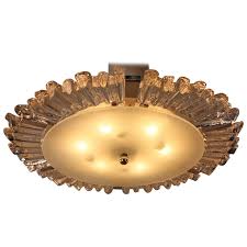 Fantastic Six Light Austrian Sun Blast Flush Mount Light By Schutzart Which The Crystal Was Made By Stolzle Artisan Lamps Antique Light Fixtures Light