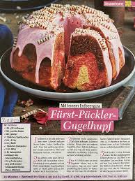 furst puckler guglhupf backen tassenkuchen tassen kuchen