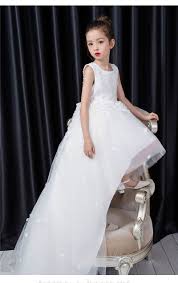 Click To Buy Retail Kids Girls Maxi Dresses Wedding Party Flower Girl Long Length Trailing Baby Girl Wedding Dress Girls Maxi Dresses Maxi Dress Wedding