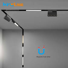 Preparations help the drop ceiling installation process go faster and more smoothly. New Led Track Lighting Aluminum Ceiling Recessed Suspended Creative 0 5m 1m Led Magnetic Lights Track Rail Track Lighting Aliexpress