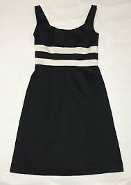 whbm sleeveless striped sheath dress black blue green