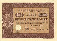 Deutsche bank ag (literally german bank; Deutsche Bank Wikipedia