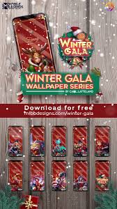 Check out this fantastic collection of mobile legends wallpapers, with 45 mobile legends background images for your desktop, phone or tablet. Mobile Legends Bang Bang On Twitter Winter Gala Wallpaper Series From Mgl Is Coming It S Time For A Brand New Christmas Wallpaper On Your Phone Tell Us Which One You Like The